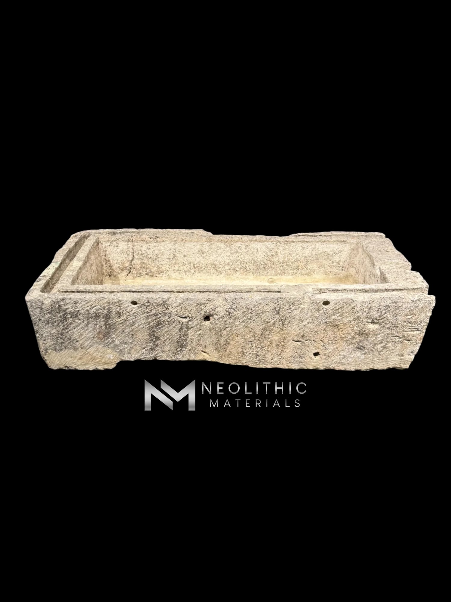 Antique French Limestone Trough - Image 1