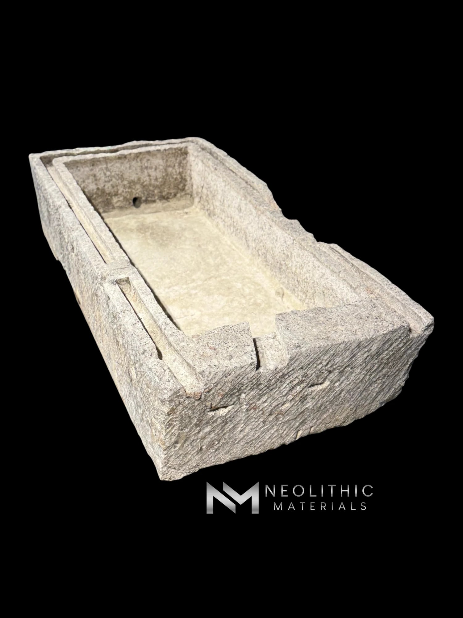 Antique French Limestone Trough thumbnail 2