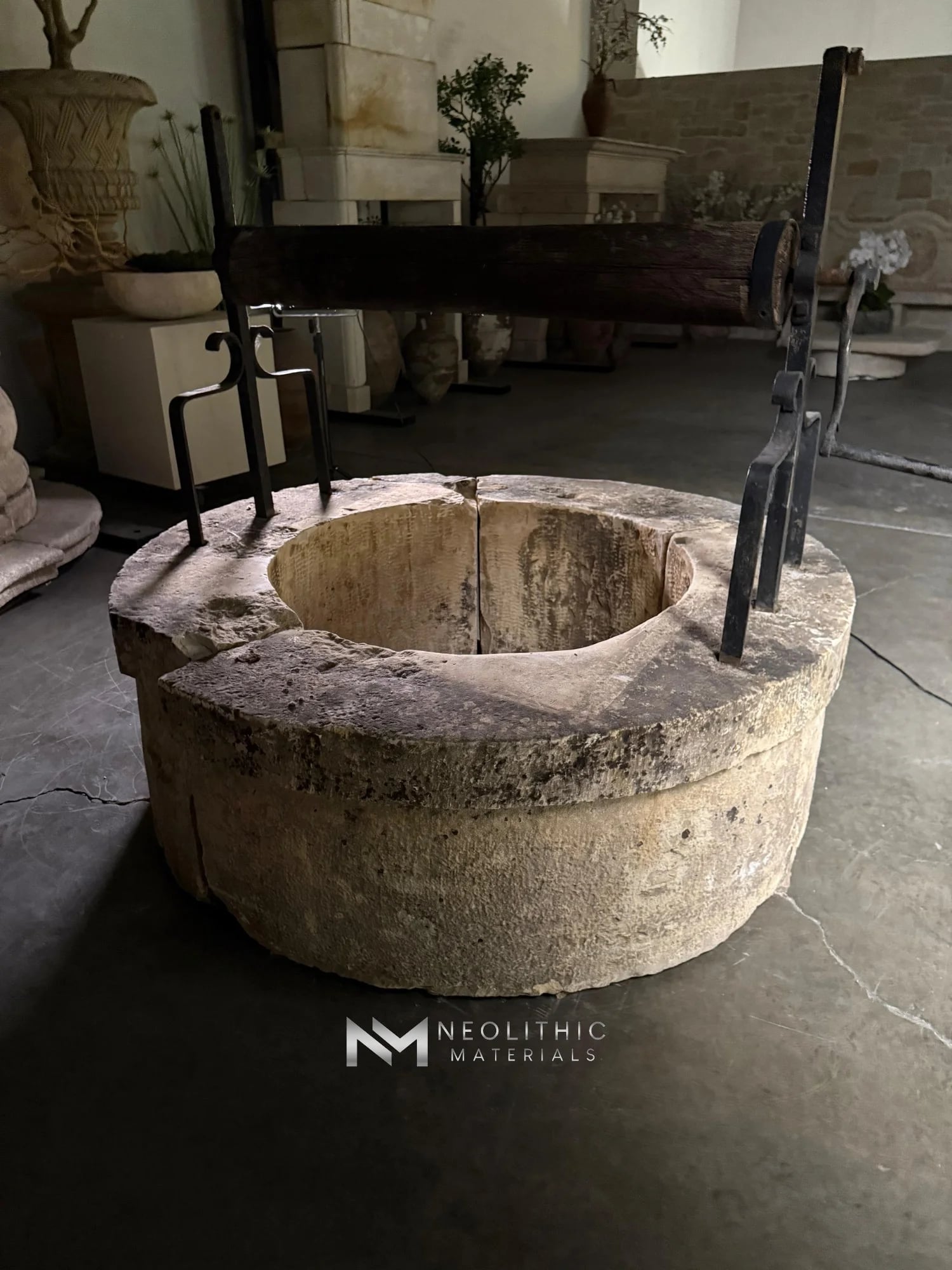 French Antique Limestone Well thumbnail 5