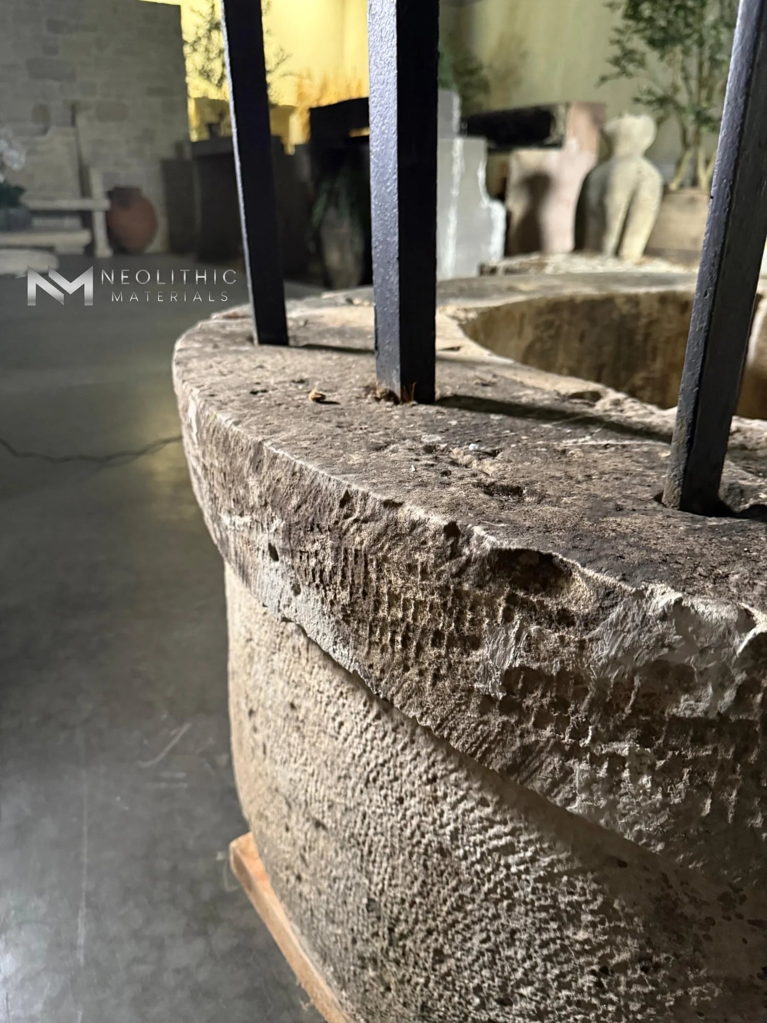 French Antique Limestone Well thumbnail 6