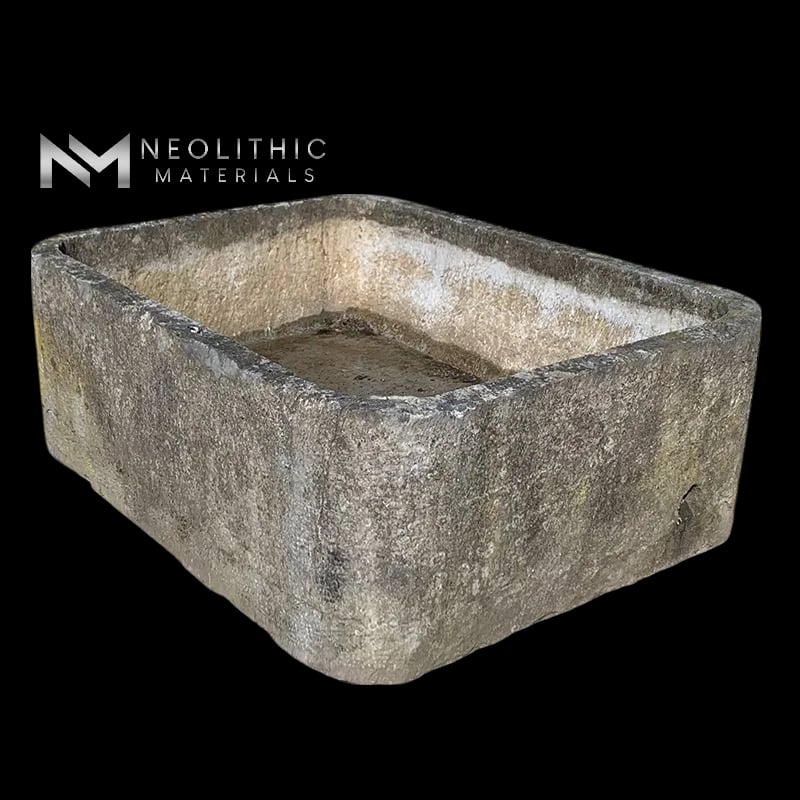 Antique French Limestone Trough thumbnail 2