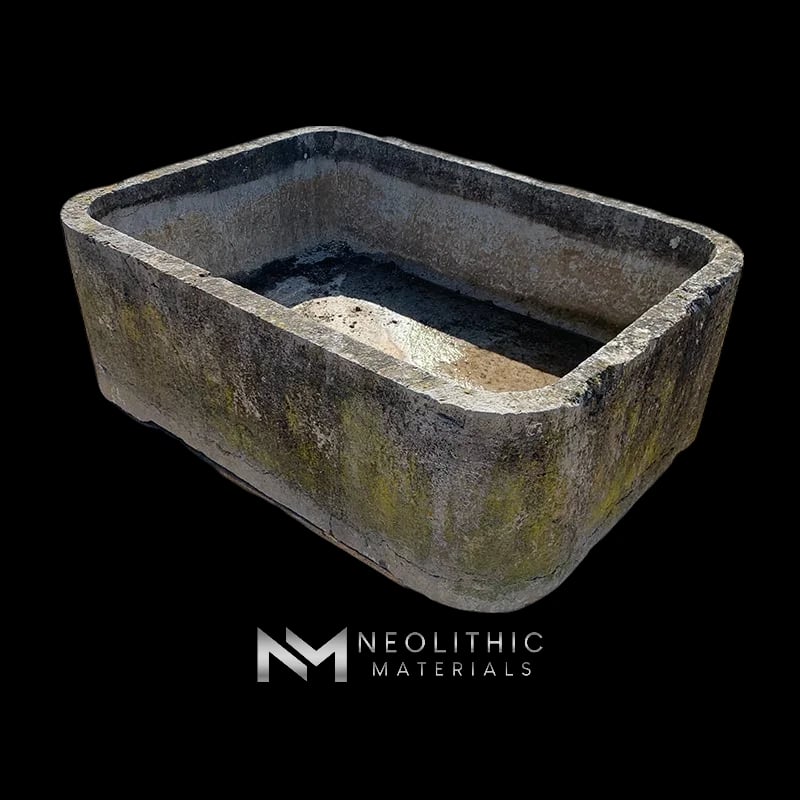 Antique French Limestone Trough thumbnail 4