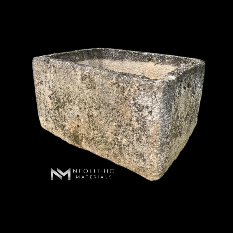 Antique French Limestone Trough