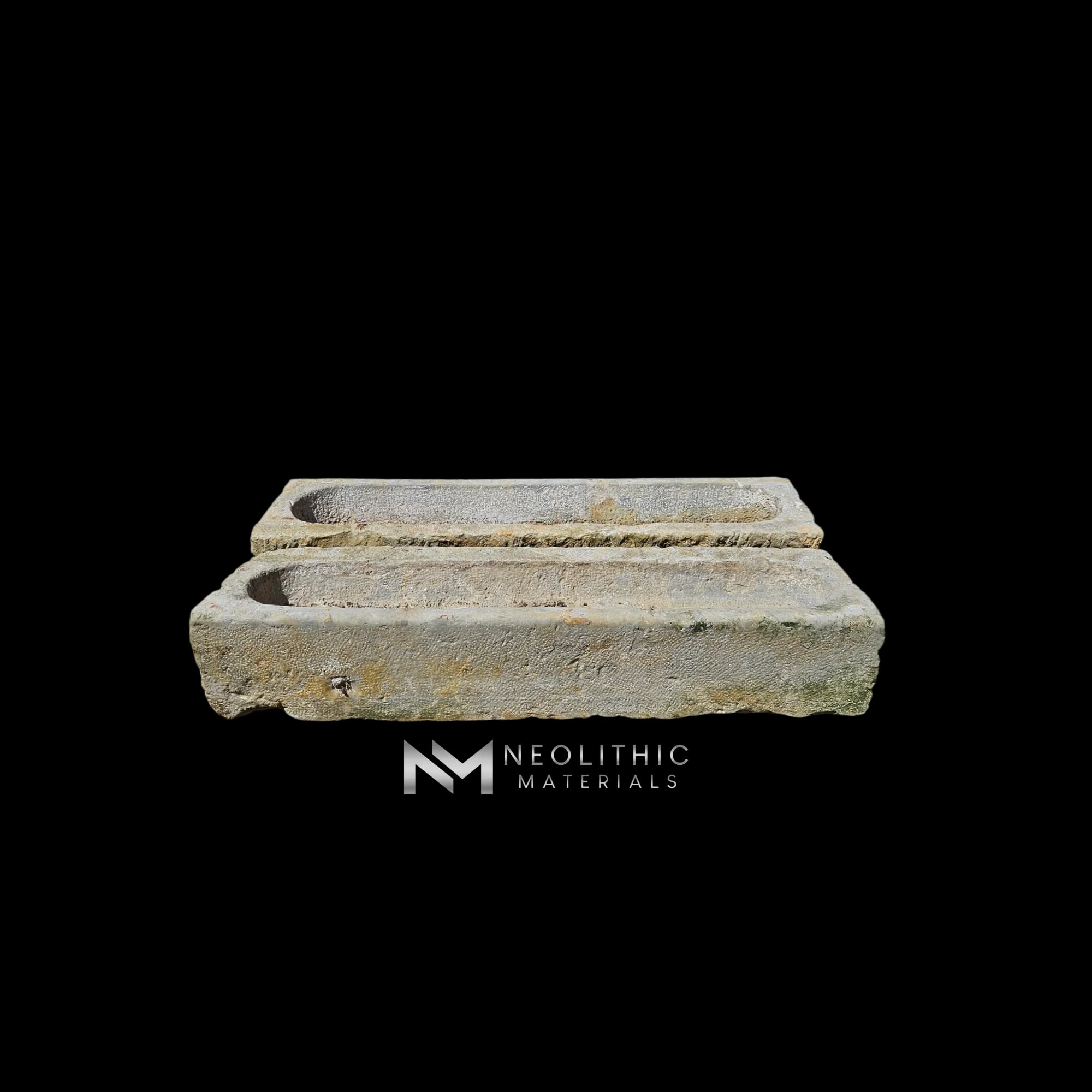 French Antique 19th Century Limestone Trough